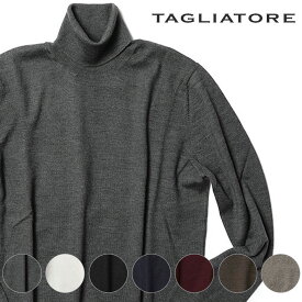 タリアトーレ ニット タートルネック 2025AW 秋冬 ハイゲージ ウール ソリッド ハイネック セーター TAGLIATORE MILES イタリア製 メンズ【レビュー】