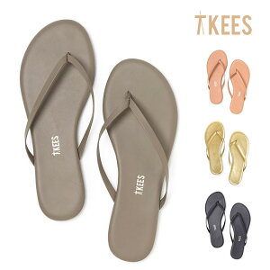 ティキーズ レザー ビーチサンダル ビーサン 本革 TKEES Foundtion Metallics Liners シルバー ゴールド フラット ぺたんこ 小さい/大きい レディース 【あす楽対応】 【レ15】