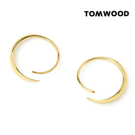 TOM WOOD トムウッド ピアス Ear Loop Gold ゴールド ループピアス レディース ブランド ジュエリー アクセサリー かわいい おしゃれ イヤリング【送料無料】【レビュー】