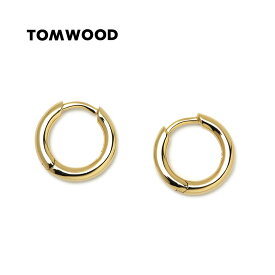 TOM WOOD トムウッド ピアス Classic Hoop Small Gold ゴールド フープピアス レディース ブランド ジュエリー アクセサリー かわいい おしゃれ イヤリング【送料無料】【レビュー】