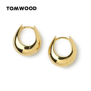 gEbh sAX Ice Hoops Small Gold 2025AW TOM WOOD S[h 18K t[vsAX X[ Vo[ uh WG[ ANZT[ jZbNX yr[zyԕisz