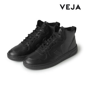 VEJA �����Y �X�j�[�J�[ V-15 V15 FULL BLACK �t���u���b�N �x�W�� ���F�W�� ���U�[�X�j�[�J�[ �n�C�J�b�g �������T�C�Y �傫���T�C�Y
