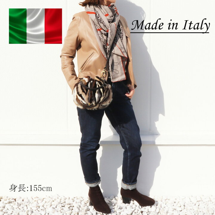 楽天市場】イタリア製 バッグ ファーバッグ ショルダーバッグ 