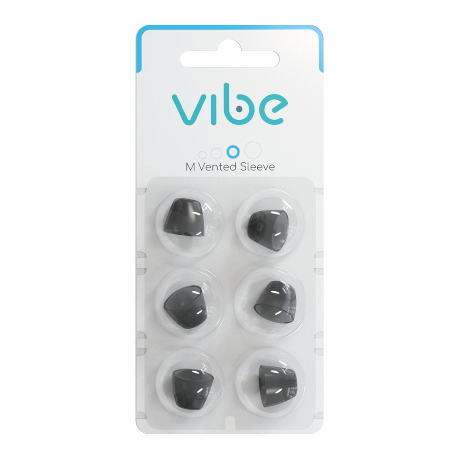 Vibe Air 用 交換用 スリーブ 耳せん Mサイズ 穴あり 6個入 交換時期 3ヶ月 Signia Sivantos 取り換え 汚れ 新品 耳穴 耳あな 補聴器 Signia ヴィーブ エア 2.0