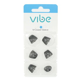 Vibe Mini8 Nano8 用 交換用 スリーブ 耳せん Mサイズ 穴なし 6個入 交換時期 3ヶ月 取り換え 汚れ 新品 耳穴 耳あな 補聴器 耳栓 ヴィーブ 専用
