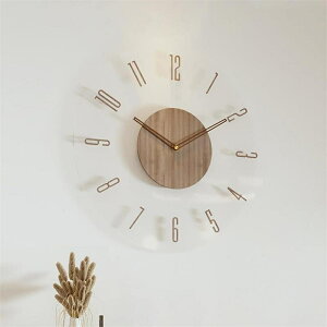 時計 掛け時計 北欧 壁掛け時計 木製 直径 35cm 薄型のデザイン おしゃれ 北欧 CLOCK 静音 3D立体数字 連続秒針 居間 寝室 書斎 室内装飾 お祭り 贈り物 オシャレ