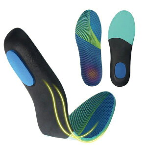 インソール 歩きやすい 中敷き パフォーマンス 通気性 蒸れない 日常 衝撃吸収 スポーツ ランニング ウォーキング サッカー バスケ テニス ゴルフ レディース メンズ 防臭 アーチ 足の疲れ