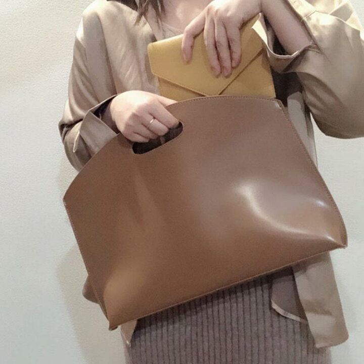 楽天市場】ブリーフケース ハンドル付き レザー レディース クラッチ 