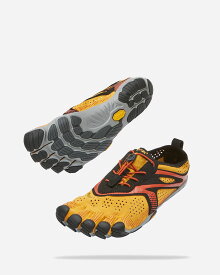 ビブラム Vibram ファイブフィンガーズ メンズ V-Run Golden/Yellow/Black / ゴールデンイエローブラック 23M7002《五本指 シューズ FiveFingers ベアフット ランニング ウォーキング 靴》