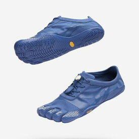 ビブラム Vibram ファイブフィンガーズ メンズ KSO EVO BLUE IVORY / ブルーアイボリー 25M0708《五本指 シューズ FiveFingers ベアフット トレーニング インドア フィットネス ランニング ウォーキング 靴》