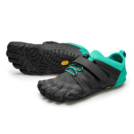 ビブラム Vibram ファイブフィンガーズ レディース V-Train2.0 Black -Green / ブラック-グリーン 20W7704 日本正規代理店Barefootinc 《五本指 シューズ fivefingers ベアフット トレーニング ランニング 靴》