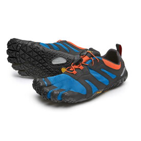 ビブラム Vibram ファイブフィンガーズ メンズ V-Trail2.0 Blue-Orange / ブルー-オレンジ 19M7603《五本指 シューズ FiveFingers ベアフット トレッキング トレイルラン ランニング ウォーキング 靴》