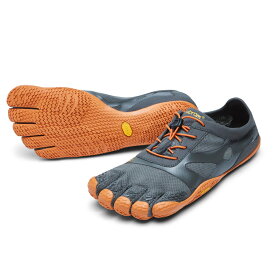 ビブラム Vibram ファイブフィンガーズ メンズ KSO EVO Grey Orange / グレイオレンジ 21M0701《五本指 シューズ FiveFingers ベアフット トレーニング インドア フィットネス ランニング ウォーキング 靴》