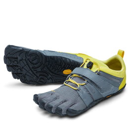 【お買い物マラソン限定ポイント5倍！10日まで！】ビブラム Vibram ファイブフィンガーズ レディース V-Train2.0 Grey/Lime/Black / グレイ ライム ブラック 21W7701 日本正規代理店Barefootinc 《五本指 シューズ fivefingers ベアフット トレーニング ランニング 靴》