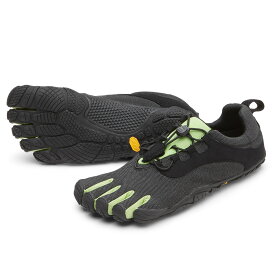 ビブラム Vibram ファイブフィンガーズ レディース V-Run RETRO Black/Green/Black / ブラックグリーンブラック 21W8002《五本指 シューズ FiveFingers ベアフット ランニング ウォーキング 靴》