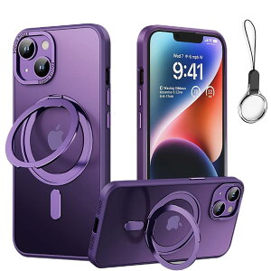 iPhone 16 �p �P�[�X �J�o�[ Magsafe�Ή� Magsafe�����O�X�^���h �z���_�[ �X�}�z�����O��̌^iPhone 16 15 pro max plus �P�[�X 360°��] �A�C�t�H��15�J�o�[�X�^���h�@�\ �c�����Ή� �X�}�z�P�[�X �ϏՌ� 