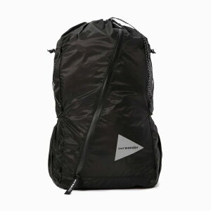 �A���h�����_�[ and wander sil daypack black [5745975211 �V���f�C�p�b�N �u���b�N �o�b�N�p�b�N �����b�N][A�z]