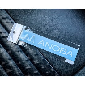 【あす楽対応】 アノーバ ANOBA ANOBA 15cm ステッカー 白 ホワイト [AN026]