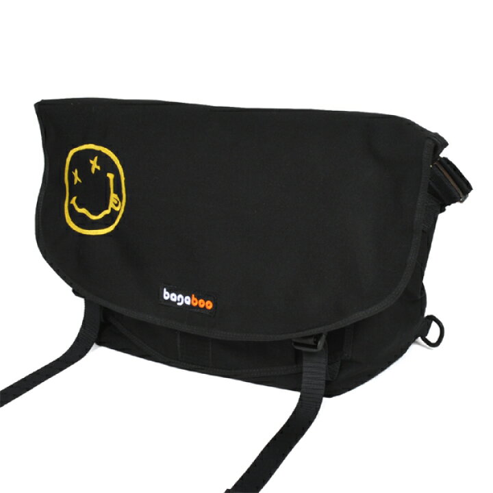 楽天市場】バガブー Bagaboo Messenger Medium SMILY Black 