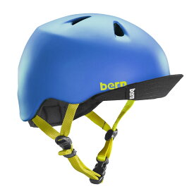 バーン Bern NINO(Visor付) Matte Blue [キッズ][ヘルメット][自転車][子供用][BE-VJBMBLV-11]