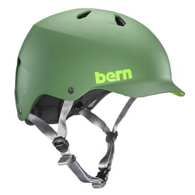 バーン Bern WATTS Matte Leaf Green [ヘルメット][ワッツ][自転車][バイク][スポーツ][メンズ][BE-BM25BMLEA-02]