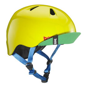バーン Bern NINO Gloss Yellow Green [ヘルメット][子供用][キッズ][ニーノ][自転車][バイク][スポーツ][BE-VJBGYLV-11]