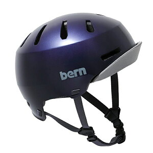 o[ Bern MACON VISOR2.0 Satin Deep Purple [BE-BM28H20SDP]