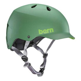 バーン Bern WATTS+ Matte Leaf Green Mサイズ [BE-SM25P20MLG-03 ワッツ ヘルメット 自転車用 マットリーフグリーン メンズ]