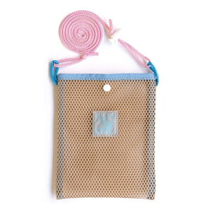 �ŒZ�������� �u���[���O BLUE LUG mini sacoche mesh beige/slate blue