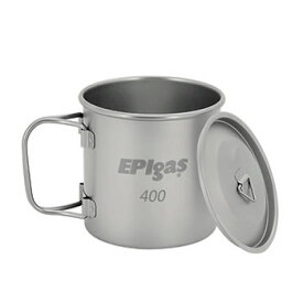 【あす楽対応】 [20%OFFセール] EPIガス EPIgas シングルチタンマグカバーセット400 [マグカップ][チタン製][400ml][フタ付き][T-8115]