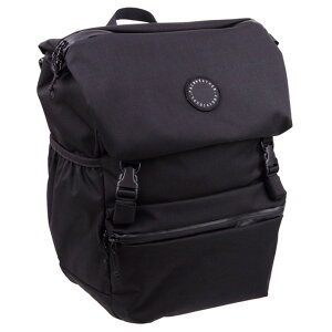 tFAEFU[ FAIRWEATHER flap top pannier black [tbvgbvpjA][ubN][Az]