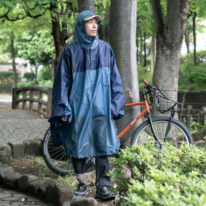 楽天市場】フェアウェザー FAIRWEATHER packable rain poncho navy 
