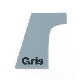グリ gris GRIS LOGOMARK STICKER GREY [DG0070GY]