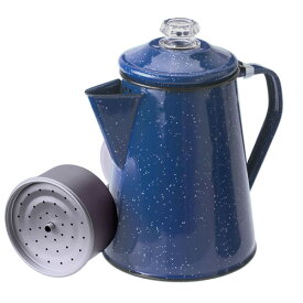 GSI ホウロウ コーヒーパーコレーター ブルー 8カップ [コーヒーポット][キャンプ用品][アウトドア][ホウロウ食器]