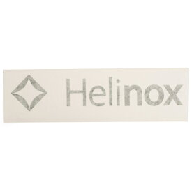 ヘリノックス Helinox Helinox ロゴステッカー L ブラック [19759015001007]