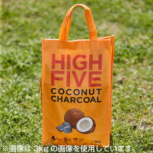 ŒZ nCt@Cu High Five Coconut Charcoal Briquettes 10kg [RRibc`R[][Y][VK][GRR][HFV002]