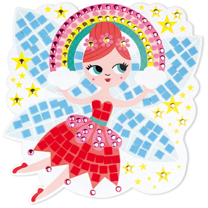 楽天市場 ジャノー Janod モザイク アート フェアリー キッズ 子供 おもちゃ ギフト Vic2 ビックツー