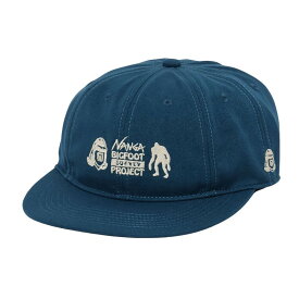 【あす楽対応】 ナンガ NANGA NANGA×TACOMA FUJI RECORDS BIGFOOT SURVEY PROJECT LOGO CAP BLUE [N0000845]