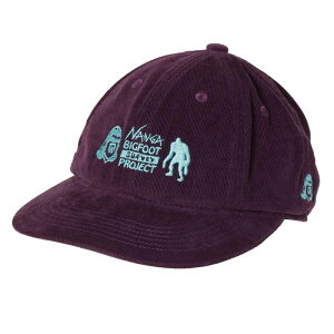�i���K NANGA NANGA×TACOMA FUJI RECORDS BIGFOOT SURVEY PROJECT LOGO CORDUROY CAP [N0003138]