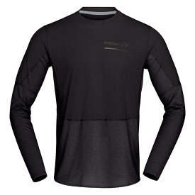 【あす楽対応】 ノローナ NORRONA Mens senja equaliser lightweight Long sleeve Caviar [5820-23]