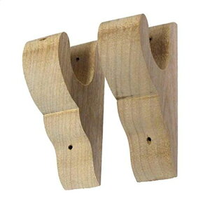 のれん受け木製(間口外側用)軽くてコンパクトW2.2xH8.8cmIONO生成り【日本製】【壁掛けフック】
