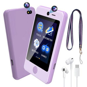 AYATAHARスマホおもちゃ4~10歳の子供用携帯電話、音楽スマホ玩具女の子男の子キッズスマートフォン、KidsPhone