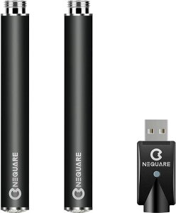 NEQUARE �v���[���݊��e�b�N Ploomtech �o�b�e���[ �݊� 500mAh ��e�� 2�{�Z�b�g ���C�g�[�dUSB�t��