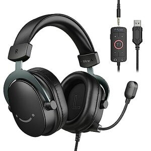 FIFINEQ[~OwbhZbg7.1TEhTEhL3.5mm/USBڑ50mmhCo[ESw}CNtPC/X}z/NintendoSwitch/PS4/PS5ɑΉʒ߉\^Q[zM