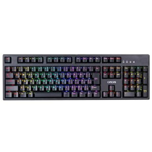 CHONCHOW�Q�[�~���O���J�j�J���L�[�{�[�h���C�����X�o�b�N���C�g108�L�[�Ԏ����J�j�J���L�[�{�[�h���{��z��Bluetooth�����L���ڑ�3���[�h�Ή����K�ȑŌ����Q�[�~���O�L�[�{�[�h�z�b�g�X���c