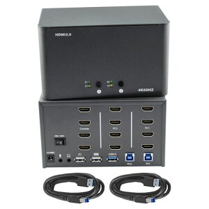 ByteccKVM�X�C�b�`4���j�^�[�A2��̃R���s���[�^�[�A2����4�o�́AUSB3.0�W���b�N�t��8kHDMI�X�C�b�`�A2��̃R���s���[�^�[�ŃL�[�{�[�h�ƃ}�E�X�Z�b�g�����L�AWindows/Mac/Linux���T�|�[�g