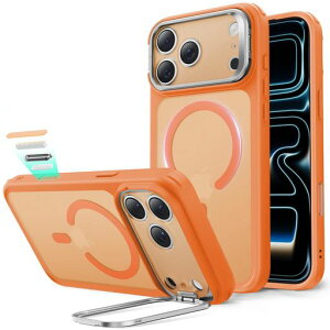 �y�f�U�C����܃V���[�Y!�zESR iPhone 17 Pro �P�[�X MagSafe�Ή� 3�{�ČRMIL�K�i �J�����R���g���[���J�o�[ �B��X�^���h �����\ ���C�����X�[�d �G�A�K�[�h�R�[�i�[ �ϏՌ� ���h�~ �y�� �}�O�c