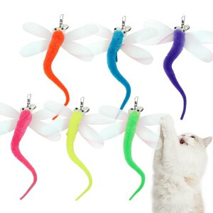 SONGWAYねこおもちゃトンボ猫じゃらしねこじゃらし飛ぶ蜻蛉猫おもちゃ6点飛ぶトンボ交換用