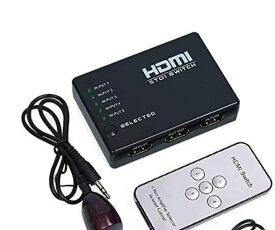 PARIS HDMIセレクタ HDMI切替器 4K HDMIスプリッタ V1.4 1080P HDMIスプリッター 5ポート搭載 リモコン付 複数の機器を自由に切替 (5入力1出力)