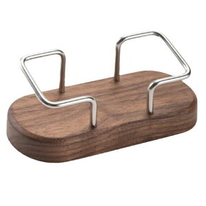 Refoiner名刺ホルダー木製名刺スタンド名刺立て卓上名刺ケースカードスタンドカード立て大容量名刺収納オフィス用品名刺ディスプレイスタンド75枚入れ可ブラックウォールナット色